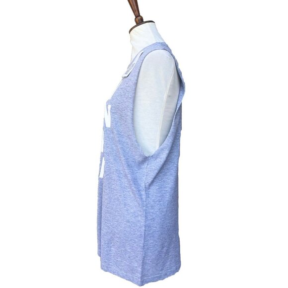 Super Muse Women’s Heather Gray Cotton Turndown For What Tank Size S - Picture 15 of 15